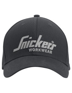 9041 Gorra con logo 3D Negro