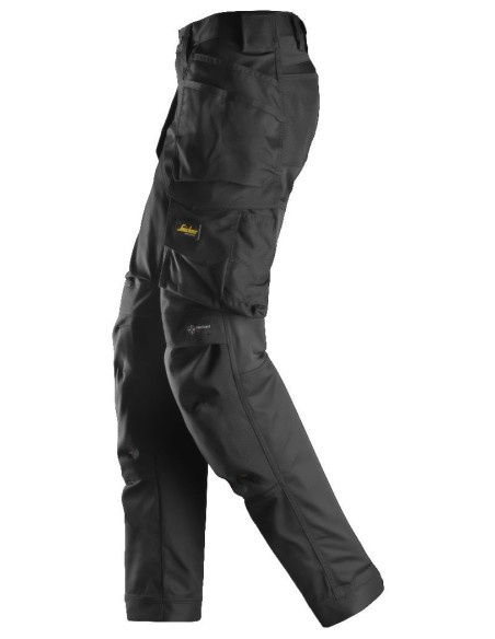 6247 Pantalones largos elasticos de trabajo para mujer con bolsillos flotantes AllroundWork negro