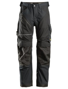 6314 Pantalones largos de trabajo Canvas+ RuffWork Negro