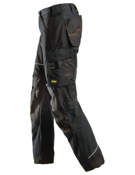 6314 Pantalones largos de trabajo Canvas+ RuffWork Negro