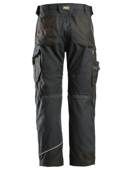 6314 Pantalones largos de trabajo Canvas+ RuffWork Negro