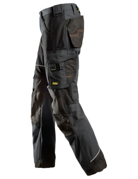 6314 Pantalones largos de trabajo Canvas+ RuffWork Gris Acero/Negro