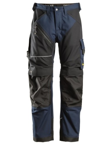 6314 Pantalones largos de trabajo Canvas+ RuffWork Azul Marino/Negro