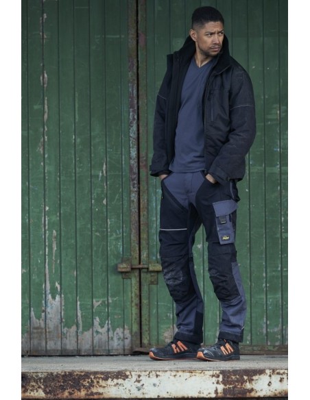6314 Pantalones largos de trabajo Canvas+ RuffWork Azul Marino/Negro