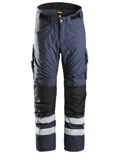 6619 Pantalones largos de trabajo termicos 37.5 AllroundWork color azul marino