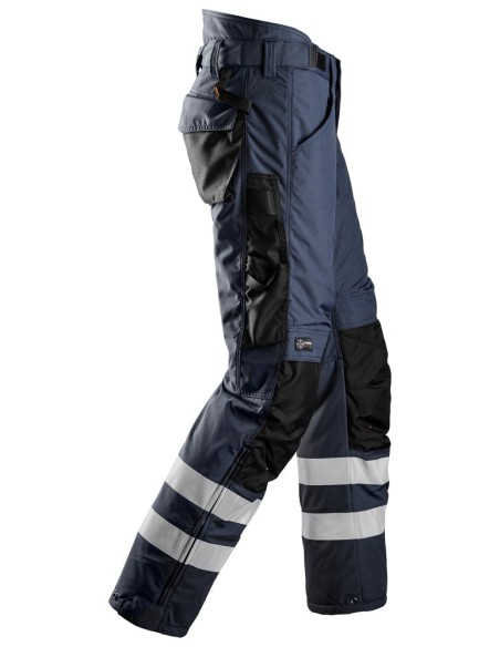 6619 Pantalones largos de trabajo termicos 37.5 AllroundWork color azul marino