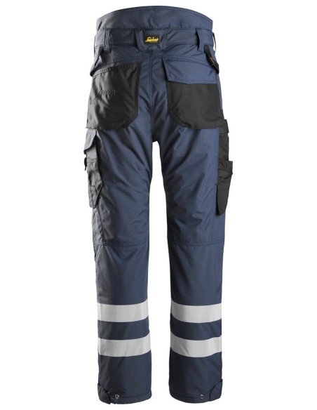 6619 Pantalones largos de trabajo termicos 37.5 AllroundWork color azul marino