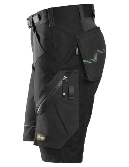6914 Pantalones cortos de trabajo FlexiWork+ negro