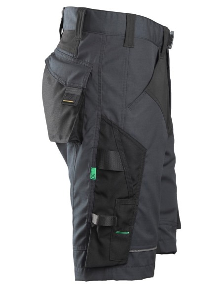 6914 Pantalones cortos de trabajo FlexiWork+ gris acero