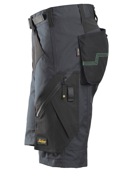 6914 Pantalones cortos de trabajo FlexiWork+ gris acero