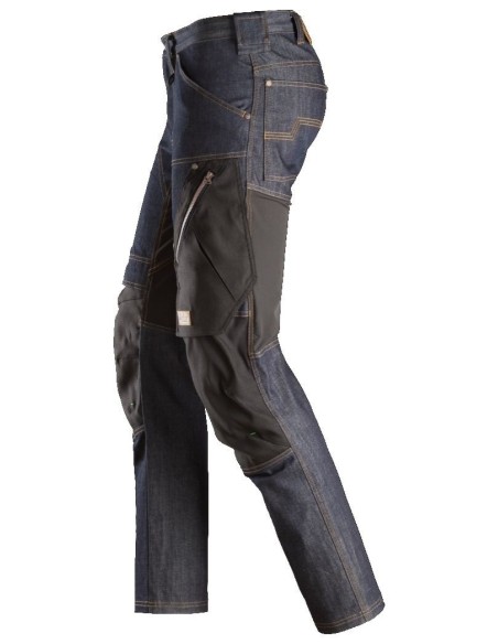 6956 Pantalones largos de trabajo FlexiWork en tejido vaquero