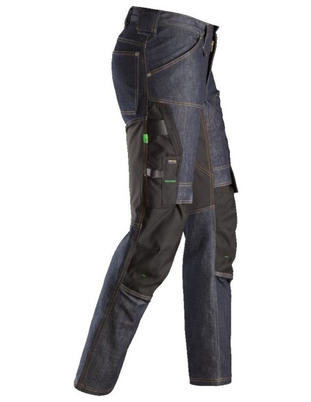 6956 Pantalones largos de trabajo FlexiWork en tejido vaquero