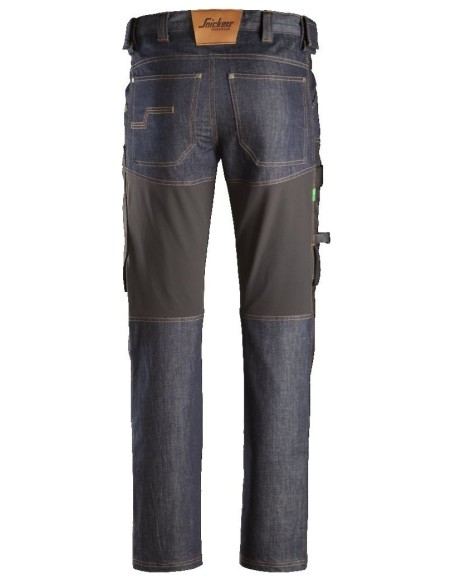 6956 Pantalones largos de trabajo FlexiWork en tejido vaquero