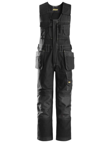 0214 Peto con bolsillos flotantes Canvas+ Negro