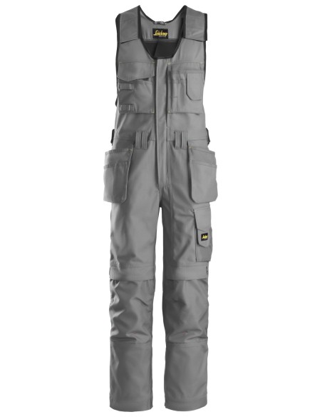 0214 Peto con bolsillos flotantes Canvas+ Gris