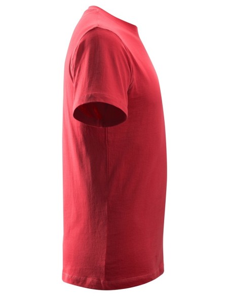 2502 Camiseta de manga corta clasica rojo intenso