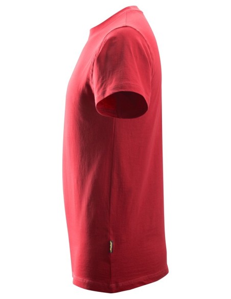 2502 Camiseta de manga corta clasica rojo intenso