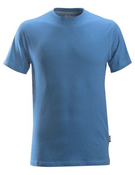 2502 Camiseta de manga corta clasica azul oceano
