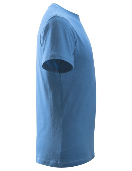 2502 Camiseta de manga corta clasica azul oceano