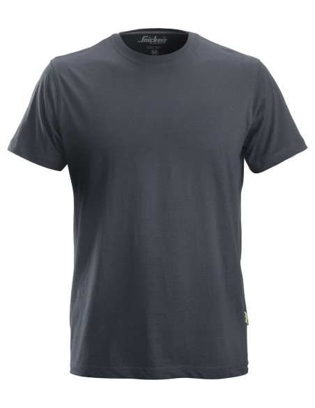 2502 Camiseta de manga corta clasica gris acero