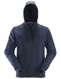 2800 Sudadera clasica con capucha azul marino