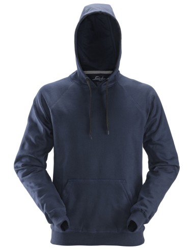 2800 Sudadera clasica con capucha azul marino