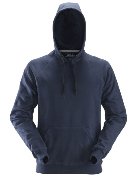 2800 Sudadera clasica con capucha azul marino