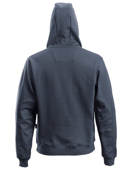 2801 Sudadera clasica con capucha y cremallera completa azul marino