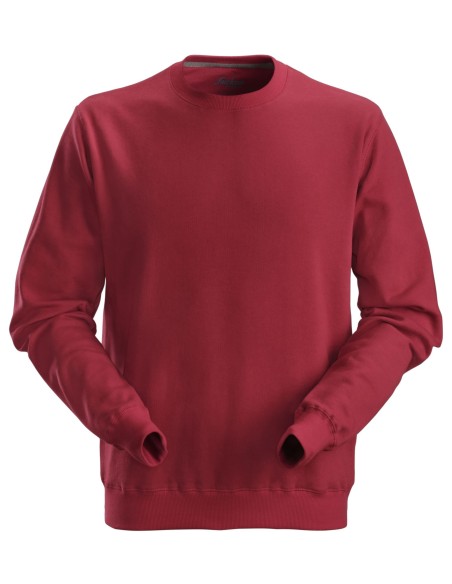 2810 Sudadera clasica rojo intenso