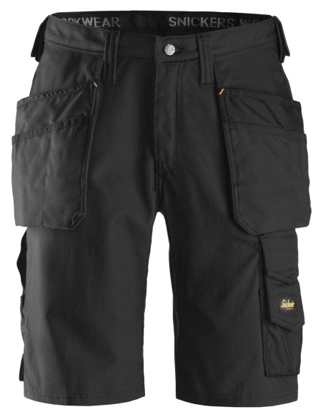 3014 Pantalones cortos de trabajo Canvas+ negro