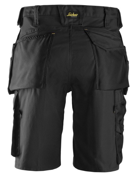3014 Pantalones cortos de trabajo Canvas+ negro