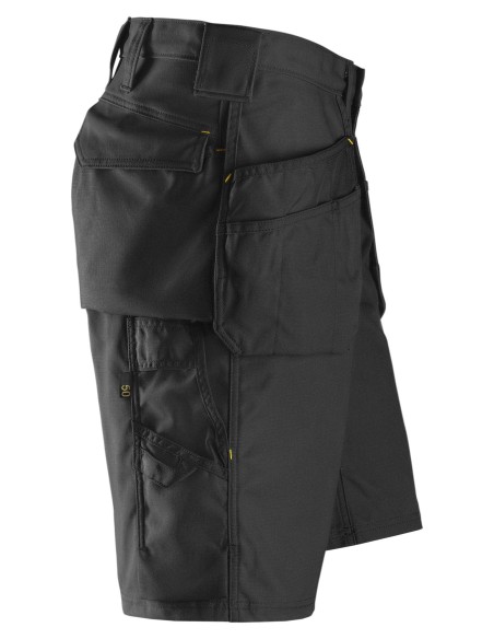 3014 Pantalones cortos de trabajo Canvas+ negro