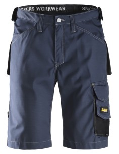 3123 Pantalones cortos de trabajo Rip-Stop azul marino/ negro