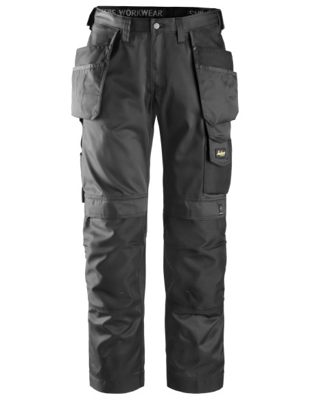 3212 Pantalones largos de trabajo DuraTwill bolsillos flotantes Negro