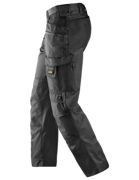 3212 Pantalones largos de trabajo DuraTwill bolsillos flotantes Negro