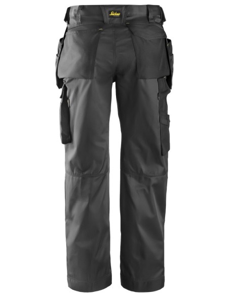 3212 Pantalones largos de trabajo DuraTwill bolsillos flotantes Negro