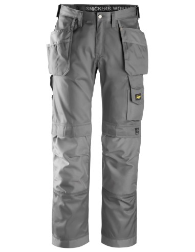3212 Pantalones largos de trabajo DuraTwill bolsillos flotantes Gris