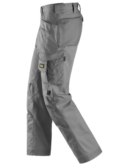 3214 Pantalones largos de trabajo Canvas+ bolsillos flotantes Gris