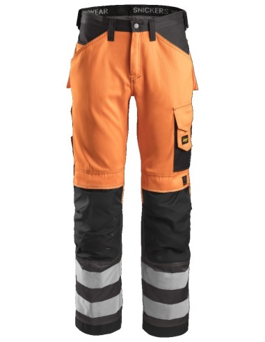 3333 Pantalon Alta Visibilidad Clase 2 naranja / gris antracita