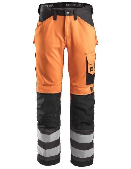 3333 Pantalon Alta Visibilidad Clase 2 naranja / gris antracita