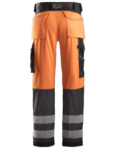 3333 Pantalon Alta Visibilidad Clase 2 naranja / gris antracita