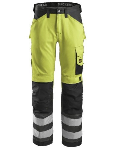 3333 Pantalon Alta Visibilidad Clase 2 Amarillo / Gris antracita