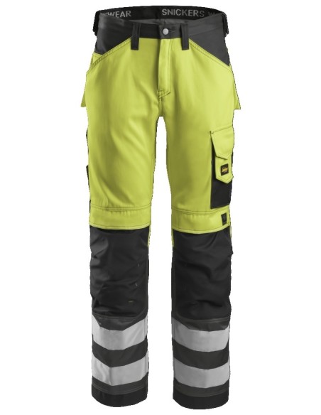 3333 Pantalon Alta Visibilidad Clase 2 Amarillo / Gris antracita