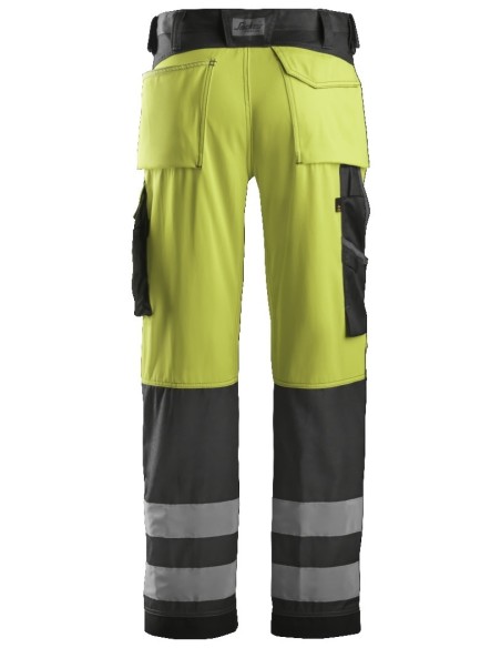 3333 Pantalon Alta Visibilidad Clase 2 Amarillo / Gris antracita