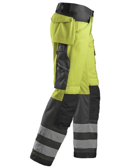 3333 Pantalon Alta Visibilidad Clase 2 Amarillo / Gris antracita