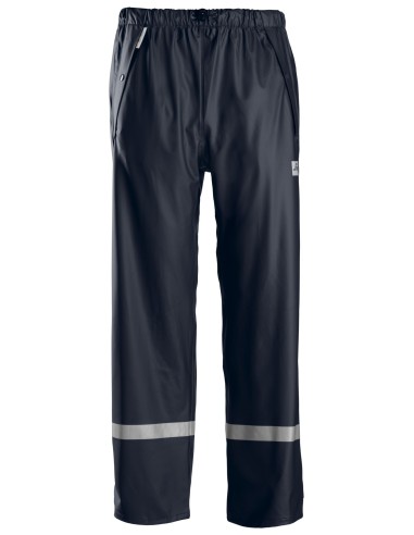 8201 Pantalones largos de trabajo impermeables PU Azul marino