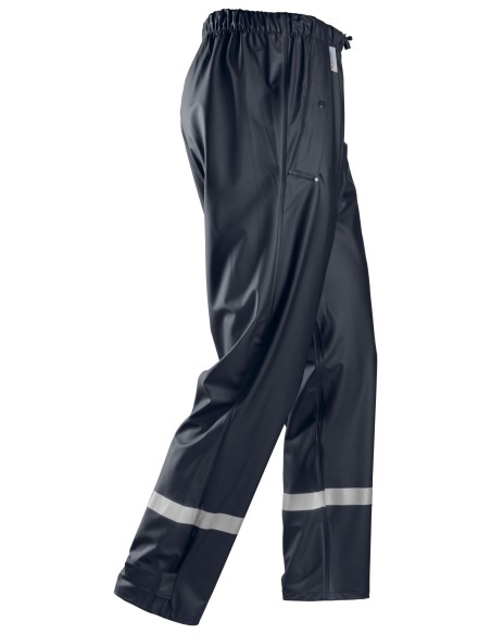 8201 Pantalones largos de trabajo impermeables PU Azul marino