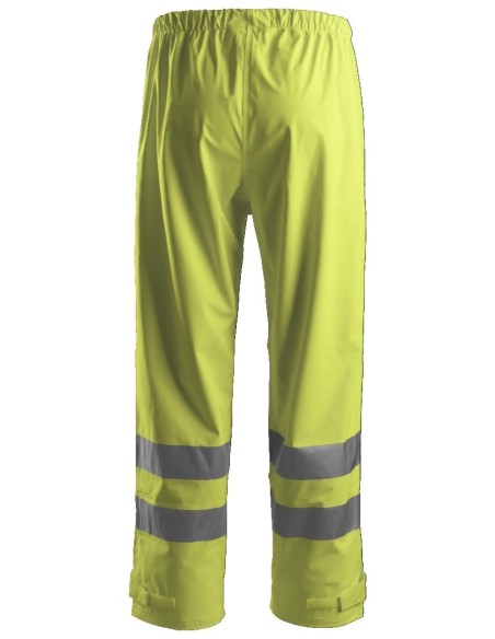 8243 Pantalon Impermeable PU Alta Visibilidad Clase 2 Naranja