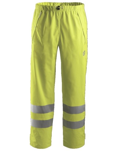 8243 Pantalon Impermeable PU Alta Visibilidad Clase 2 Amarillo