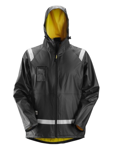 8200 Chaqueta Impermeable PU Negro